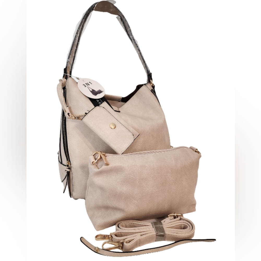 Le Miel Hobo Purse 3 N 1 with smaller crossbody/sling and cardholder